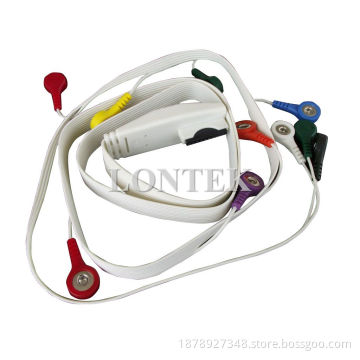 Mortala EKG Holter Cable TPU with 10 Leadwires and 102cm
